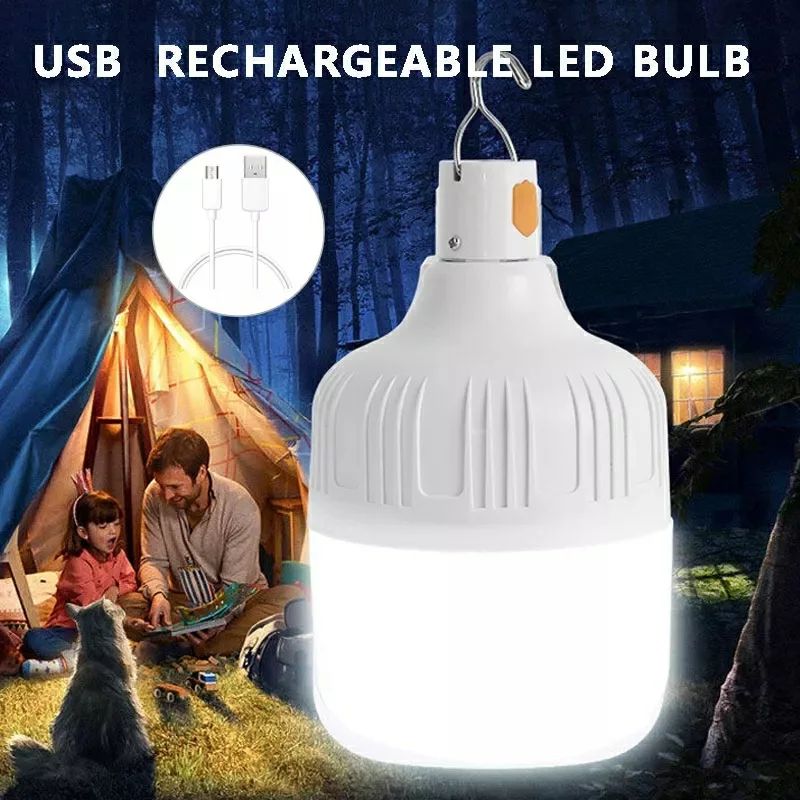 3pc 50Watts  Bright USB Rechargeable Bulb