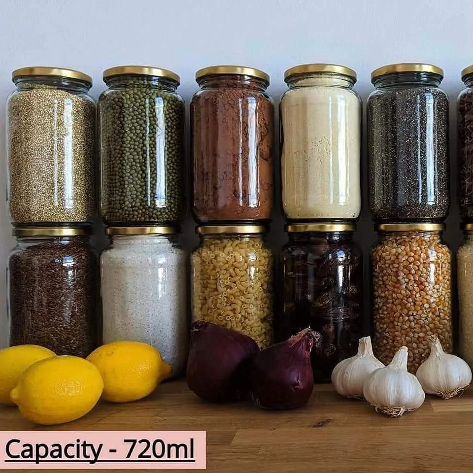 5Pc Glass Jars