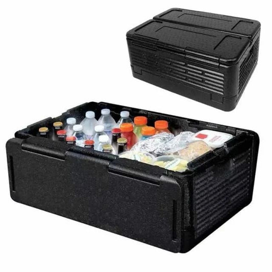 Foldable insulated car cooler box