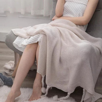 Super Soft/Warm Knitted Throw Blankets
