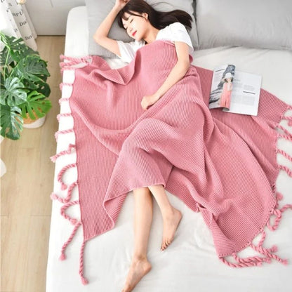 Super Soft/Warm Knitted Throw Blankets