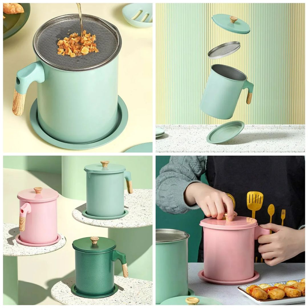 Nordic Oil Filtering and Storage Pot