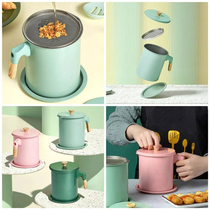 Nordic Oil Filtering and Storage Pot