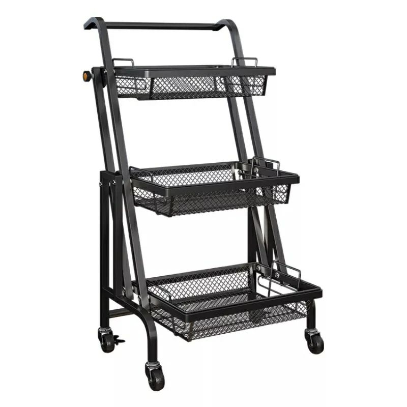 Foldable Metallic Kitchen Rack
