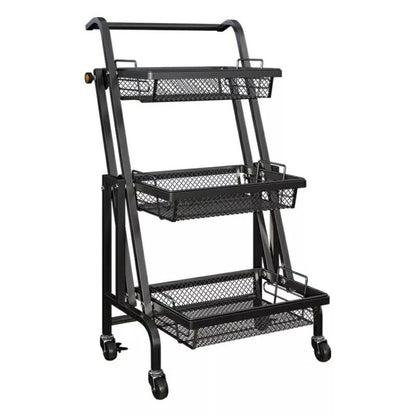 Foldable Metallic Kitchen Rack