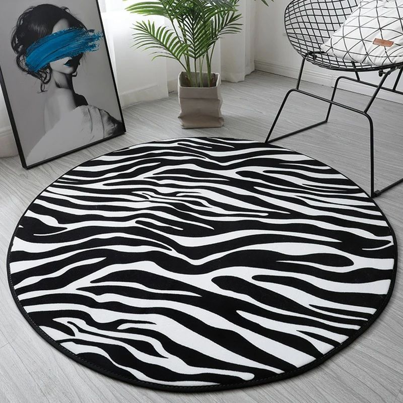 Patterned Round Carpets