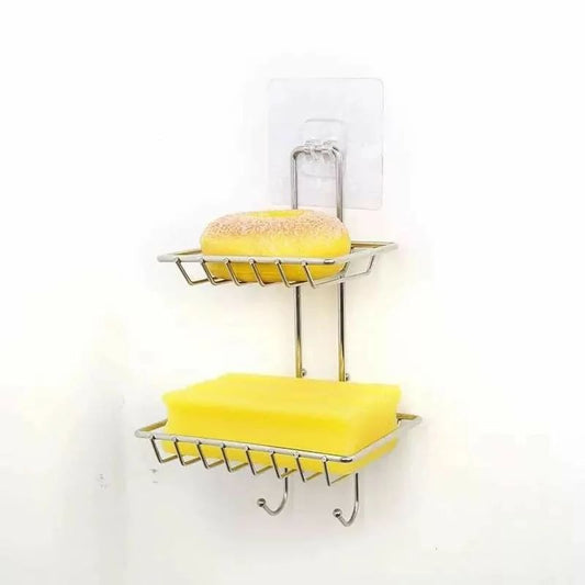 Stainless Steel Double Soap Holder