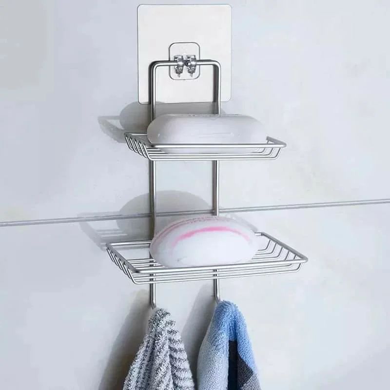 Stainless Steel Double Soap Holder