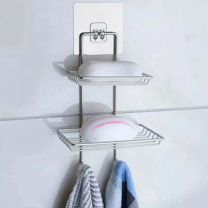 Stainless Steel Double Soap Holder
