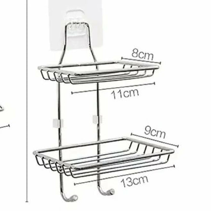 Stainless Steel Double Soap Holder