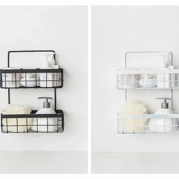 Multifunctional Wall Mounted Iron Storage Rack