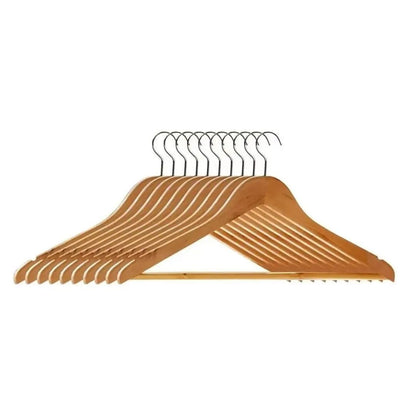 10pc wooden hangers