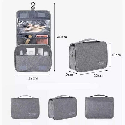 Portable Cosmetic Makeup Toiletry Bags with Hooks