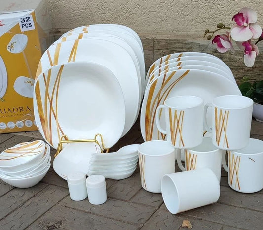 32Pcs Quadra Dinner Set