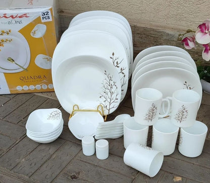 32Pcs Quadra Dinner Set