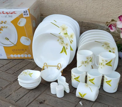 32Pcs Quadra Dinner Set