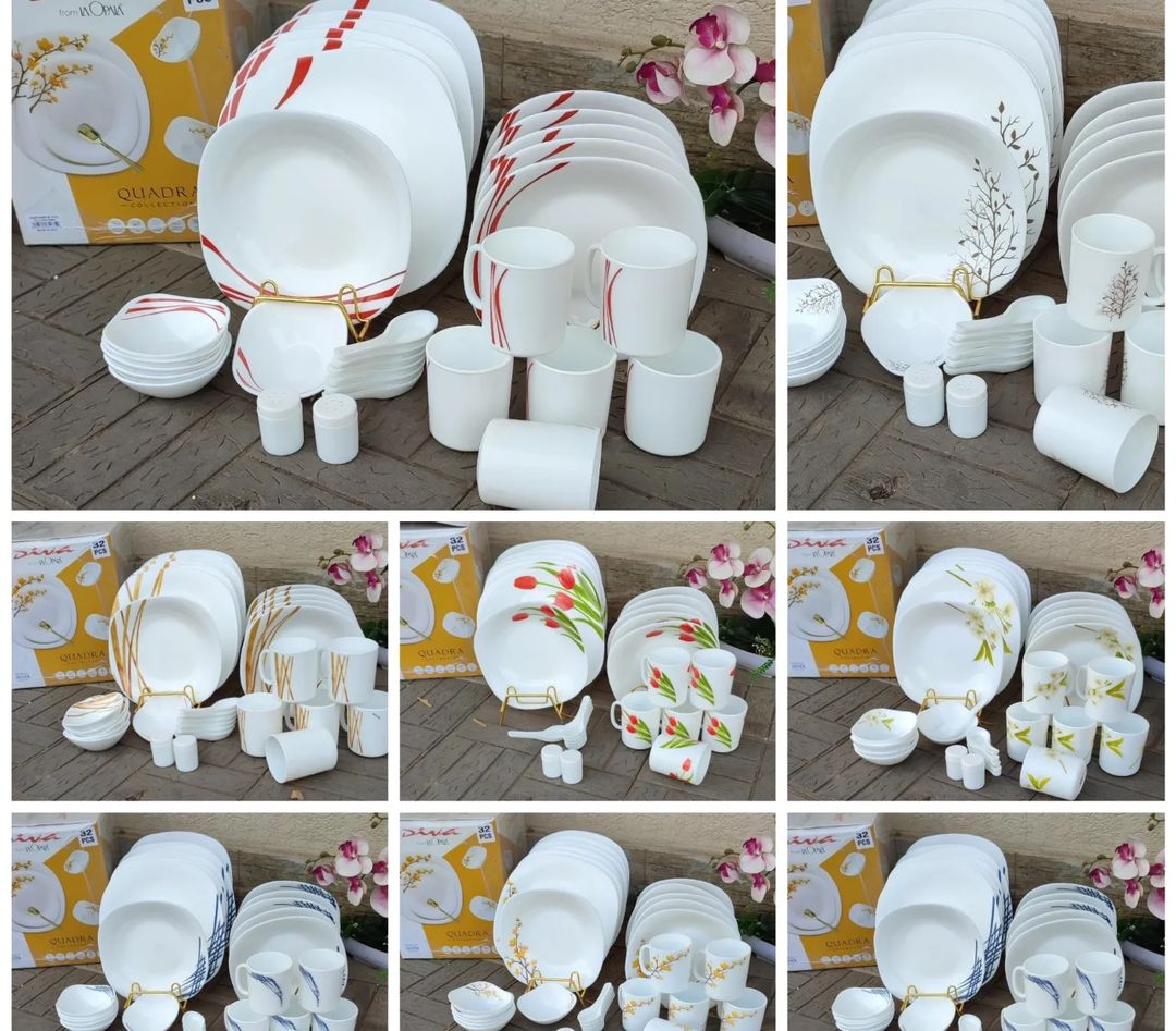 32Pcs Quadra Dinner Set